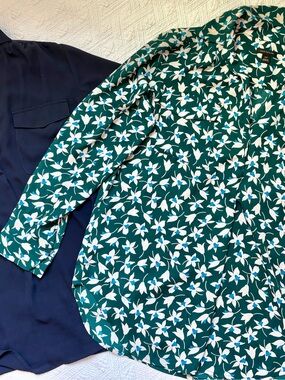 Lot of 2 Ann Taylor Camp Blouses